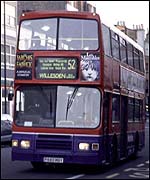 Bus 52 in Notting Hill Gate